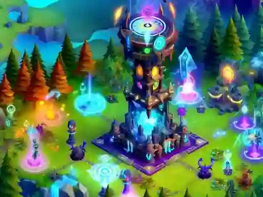 2D Fantasy Tower Defence — безплатна онлайн игра