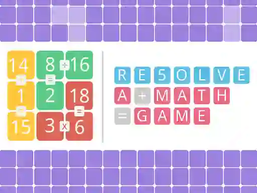 Resolve a math game — безплатна онлайн игра