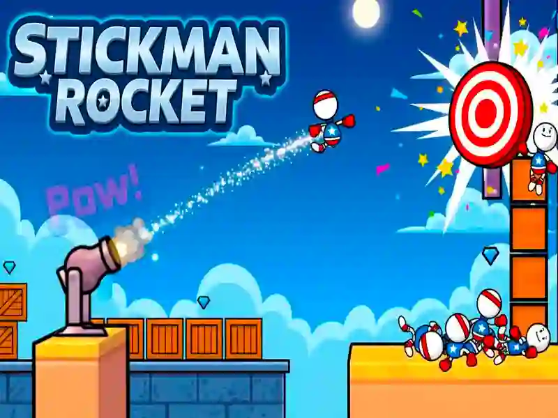 Stickman Rocket — безплатна онлайн игра
