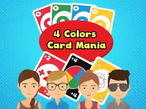 4 Colors Card Mania — безплатна онлайн игра