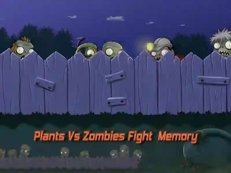 Plants vs Zombies Fight Memory — безплатна онлайн игра