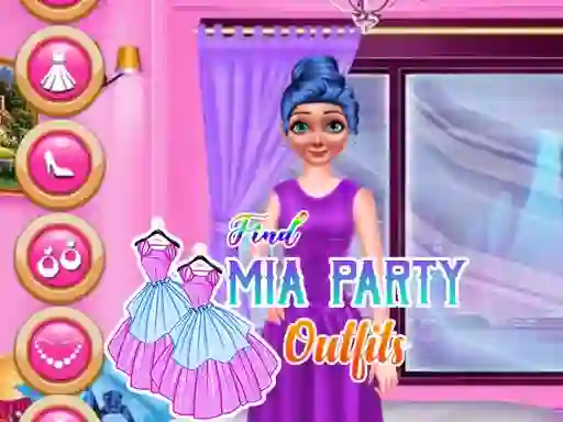 Find Mia Party Outfits — безплатна онлайн игра