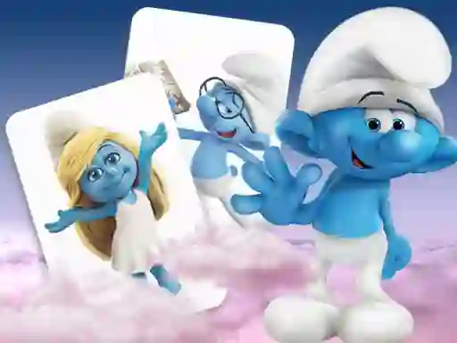 Smurfs memory card Match — безплатна онлайн игра