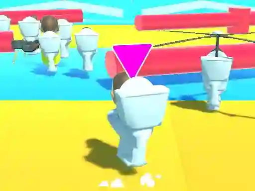 Fall Boys Skibidi Toilet — безплатна онлайн игра