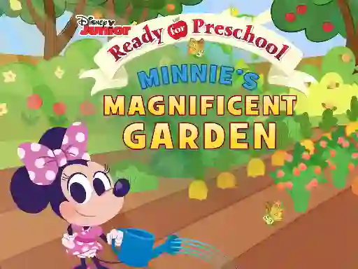 Ready For Preschool Minnie's Magnificent Garden — безплатна онлайн игра
