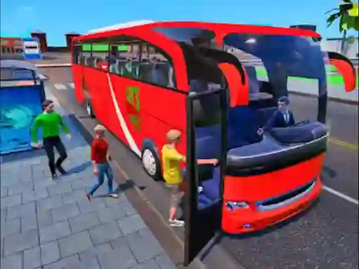 Coach Bus Driving 3D — безплатна онлайн игра