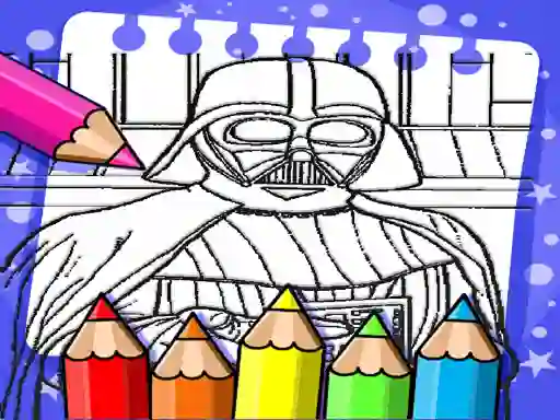 Darth Vader Coloring Book — безплатна онлайн игра