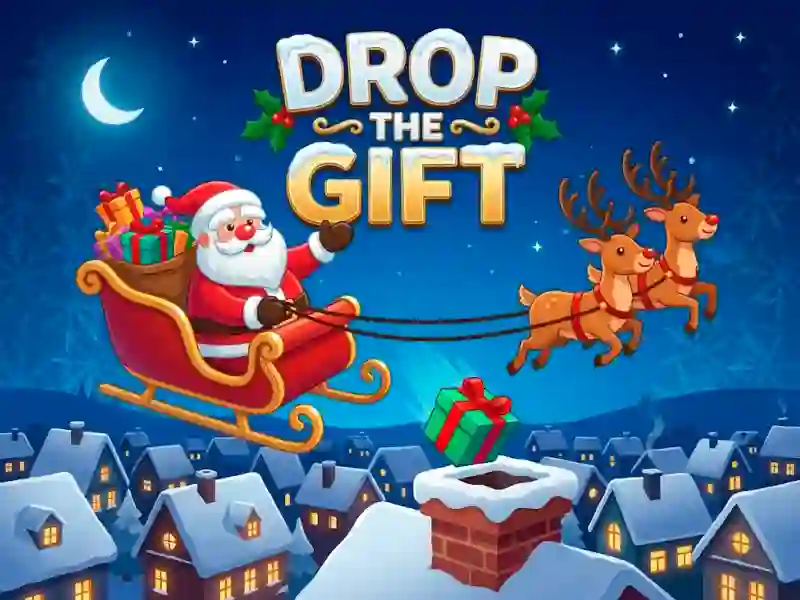 Drop The Gift — безплатна онлайн игра