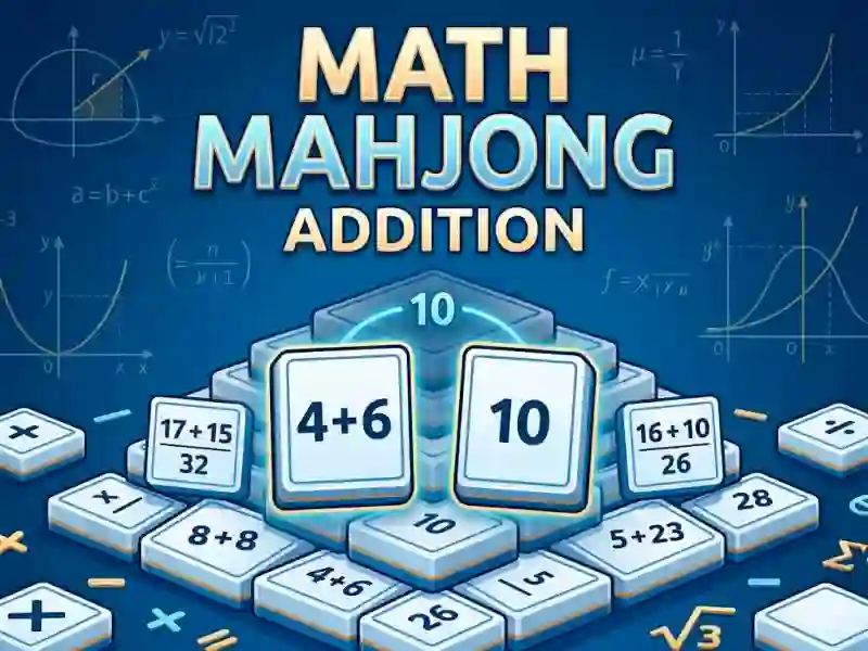 Math Mahjong Addition — безплатна онлайн игра