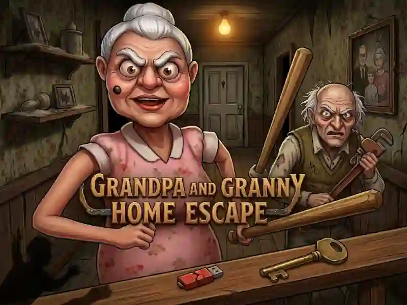 Grandpa And Granny Home Escape — безплатна онлайн игра
