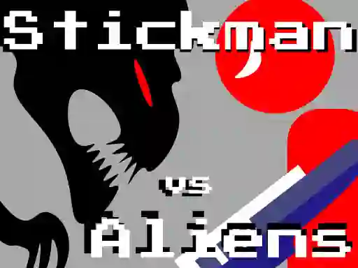 Stickman vs Aliens — безплатна онлайн игра