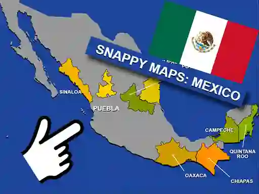 Scatty Maps Mexico — безплатна онлайн игра