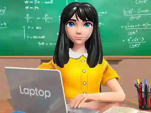 School Teacher Game School Day — безплатна онлайн игра