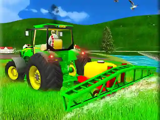 Indian Tractor Farm Simulator — безплатна онлайн игра