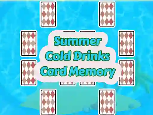 Summer Cold Drinks Card Memory — безплатна онлайн игра