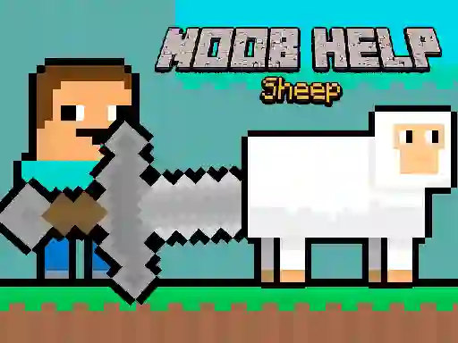 Noob Help Sheep — безплатна онлайн игра