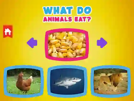 What Do Animals Eat? — безплатна онлайн игра