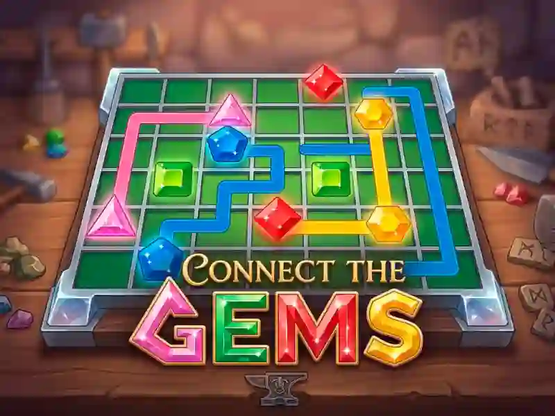 Connect The Gems — безплатна онлайн игра