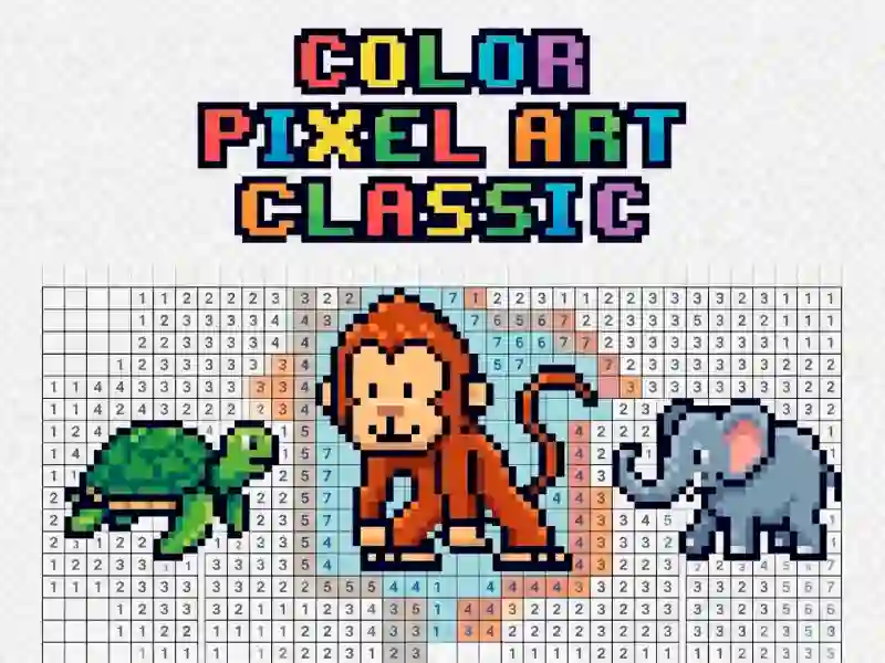 Color Pixel Art Classic — безплатна онлайн игра