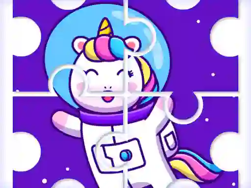 Cute Rainbow Unicorn Puzzles — безплатна онлайн игра