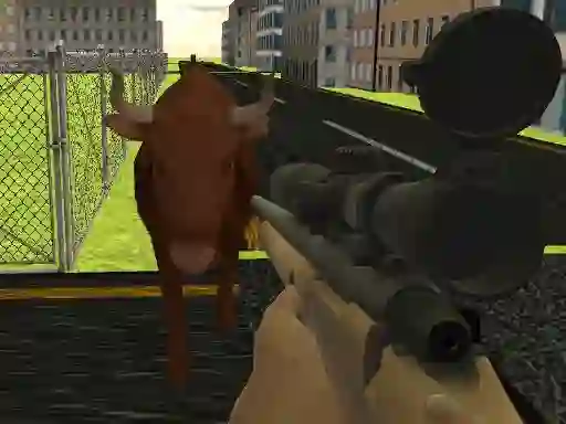 Angry Bull Shooter — безплатна онлайн игра