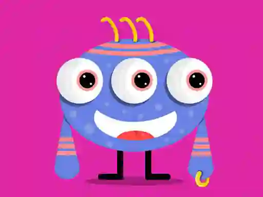 Cute Little Monsters Memory — безплатна онлайн игра