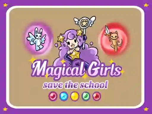 Magical Girls Save the School — безплатна онлайн игра