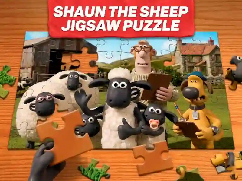 Shaun the Sheep Jigsaw Puzzle — безплатна онлайн игра