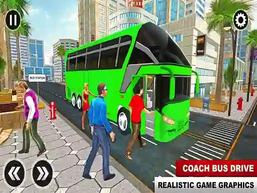 Euro Coach Bus City Extreme Driver — безплатна онлайн игра
