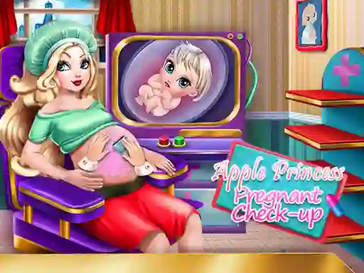 Apple Princess Pregnant Check Up — безплатна онлайн игра