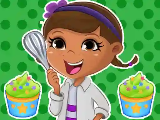 Dottie Doc Mcstuffins Cupcake Maker — безплатна онлайн игра