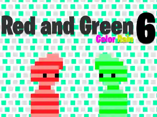 Red and Green 6 Color Rain — безплатна онлайн игра