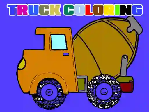 Trucks Coloring Book — безплатна онлайн игра