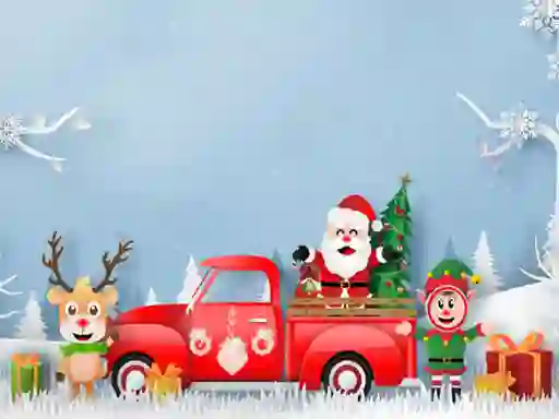 Christmas Trucks Differences — безплатна онлайн игра