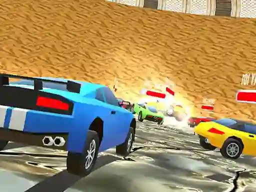 Low Poly Smash Cars — безплатна онлайн игра
