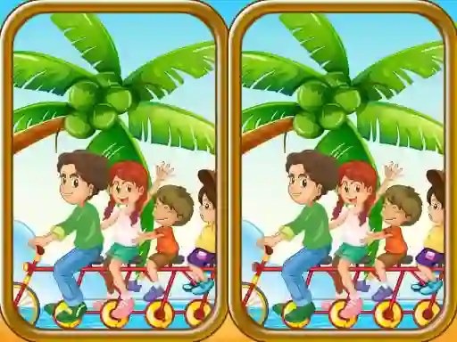 Summer Beach Differences — безплатна онлайн игра
