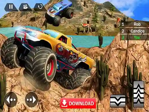 Racing Monster Truck — безплатна онлайн игра
