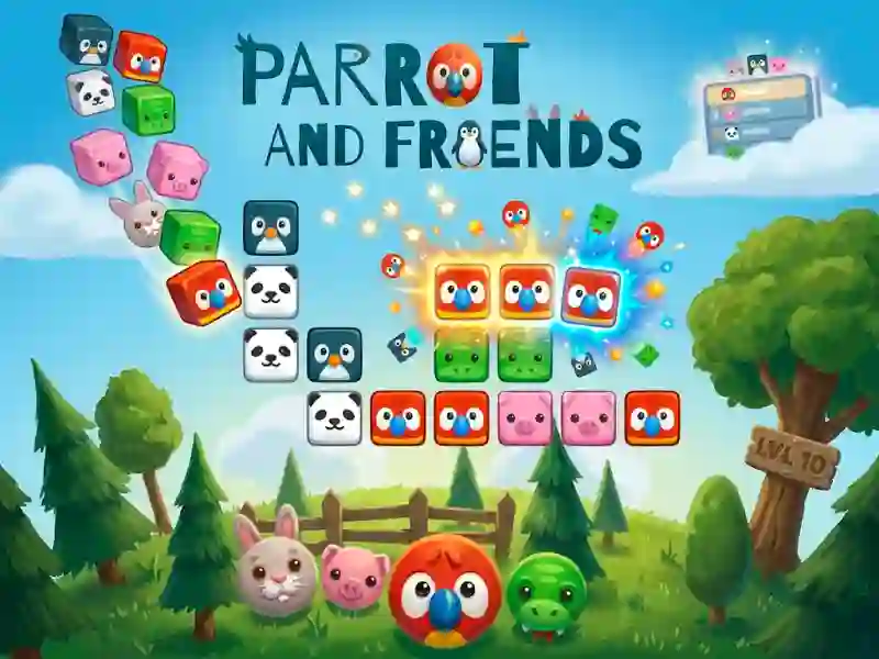 Parrot and Friends — безплатна онлайн игра