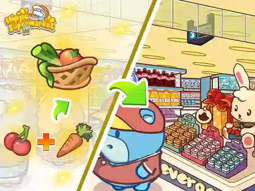 Hippo Supermarket — безплатна онлайн игра