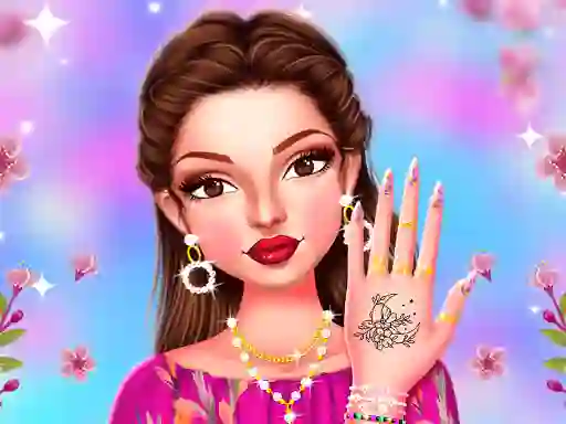 Celebrity Spring Manicure Design — безплатна онлайн игра