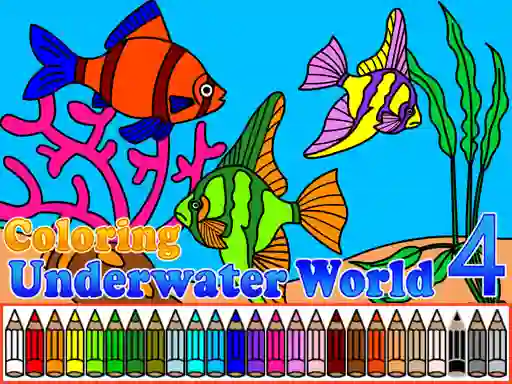 Coloring Underwater World 4 — безплатна онлайн игра
