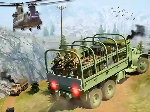 Army Cargo Transport Driving — безплатна онлайн игра