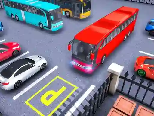 Real Bus Parking Pick and Drop — безплатна онлайн игра