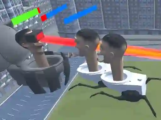 Merge Toilet Skib Fight — безплатна онлайн игра
