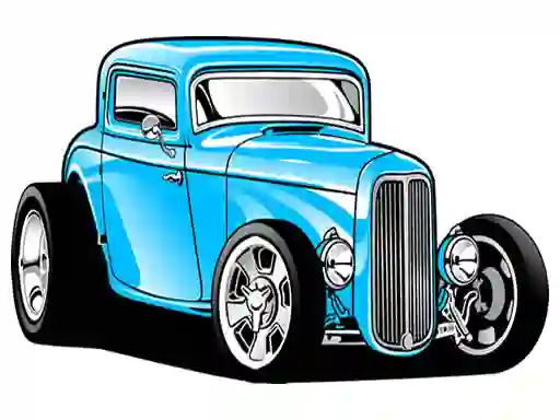 Hot Rod Coloring — безплатна онлайн игра