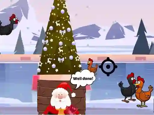 Christmas Chicken Shoot — безплатна онлайн игра