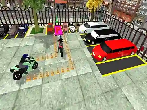 Advance Bike Parking — безплатна онлайн игра