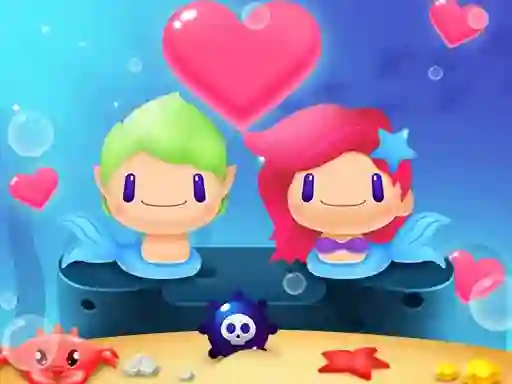 Mermaid My Valentine Crush — безплатна онлайн игра