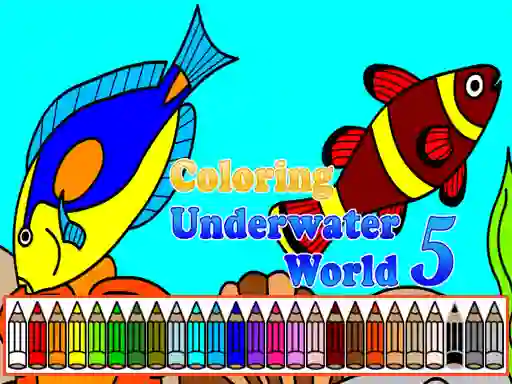 Coloring Underwater World 5 — безплатна онлайн игра