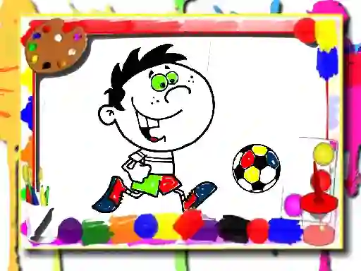 Football Coloring Time — безплатна онлайн игра